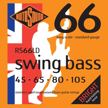Rotosound RS66LD Long Scale Swing Bass Strings 45-105 (26192)