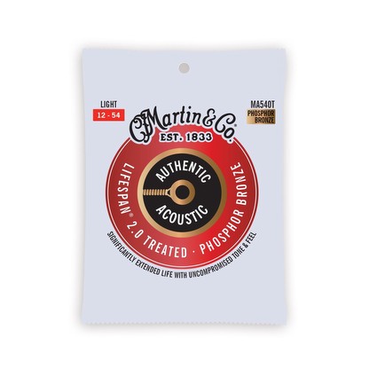 Martin MA540T Authentic Treated Acoustic Strings - 12-54 (291507)