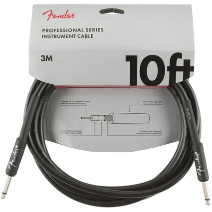 Fender Professional Series Instrument Cable 3m 10ft J-J (293747)