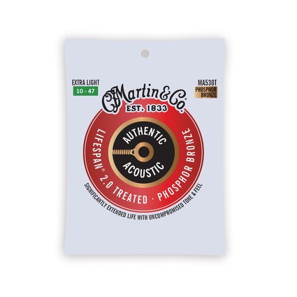 Martin MA530T Authentic Treated Acoustic Strings - 10-47 (294300)