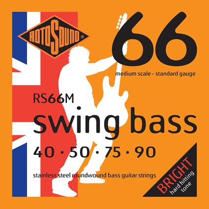 Rotosound RS66M Medium Scale Swing Bass Strings 40-90 (91954)