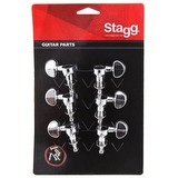 Stagg Chrome Electric Guitar Machine Heads 3 A Side KG395CR (105323)