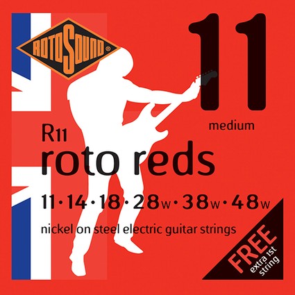 Rotosound Reds Electric Guitar Strings 11-48w (154543)