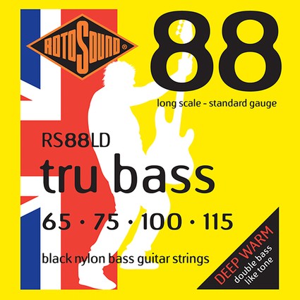 RotoSound RS88LD Tru Bass Black Nylon Long Scale Bass Strings 65-115 (158190)