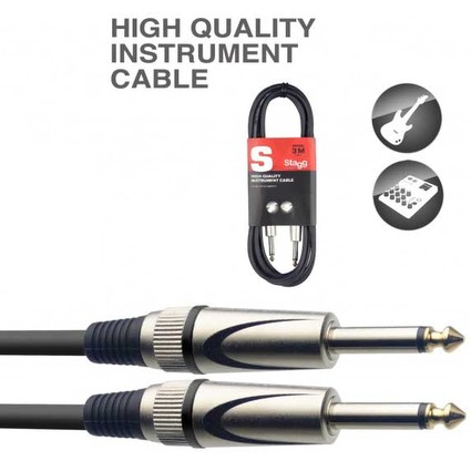 Stagg 3m Deluxe Jack Jack Cable SGC3DL (232241)