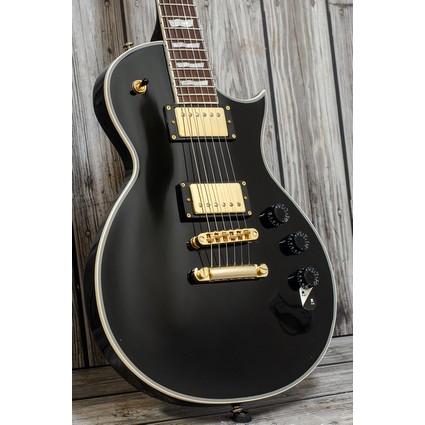ESP LTD EC-256 Electric Guitar - Black, Gold Hardware (288941)