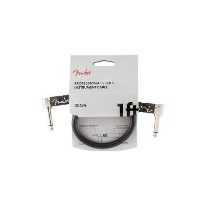 Fender Professional Series Instrument Cable 1ft/30cm  Angle-Angle (293693)