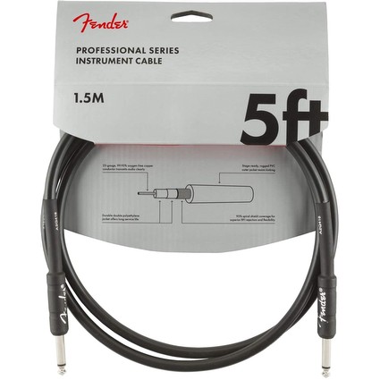 Fender Professional Series Instrument Cable 1.5m 5ft J-J (293723)