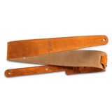 Taylor 2.5" Embroidered Suede Guitar Strap - Honey Gold (305143)