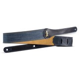 Taylor Blue Denim 2" Guitar Strap - Gold Logo (305235)