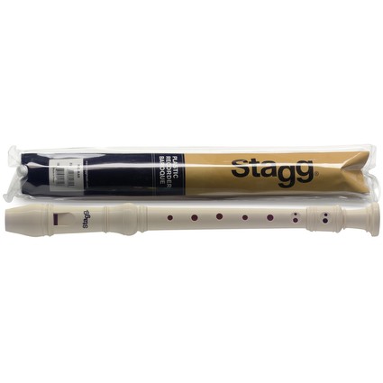 Stagg Plastic Baroque Recorder ABS Cream (305808)