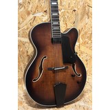 Pre Owned Washburn J600 Hollow Body Jazz Guitar - Sunburst Relic Inc. Bag (314862)