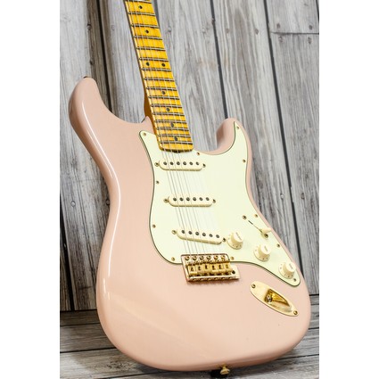 Fender Custom Shop Limited Edition 1962 Stratocaster Bone Tone Journeyman Relic - Dirty Shell Pink (321389)