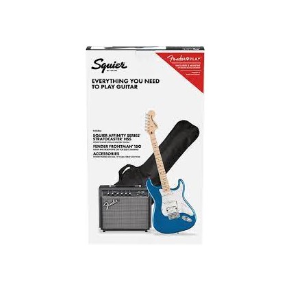 Squier Affinity HSS Strat Pack- Lake Placid Blue, Maple (322850)