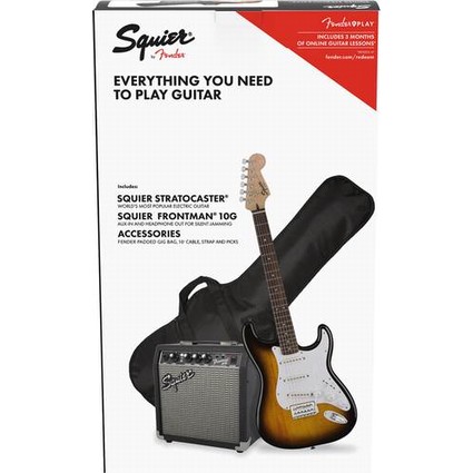 Squier Stratocaster 10g Pack Sunburst Laurel Board (323437)