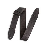 Levy's Vegan Natural Cork On Black Cotton Webbing 2" Strap (330015)