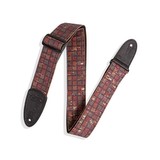 Levy's Vegan Natural Orleans Cork On Black Cotton Webbing 2" Strap (330046)