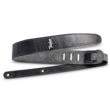 Taylor 2.5" Leather Guitar Strap Suede Back - Black (330961)