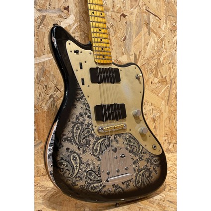 Fender Custom Shop Limited Edition Custom Jazzmaster Relic - Aged Black Paisley, Maple (331289)