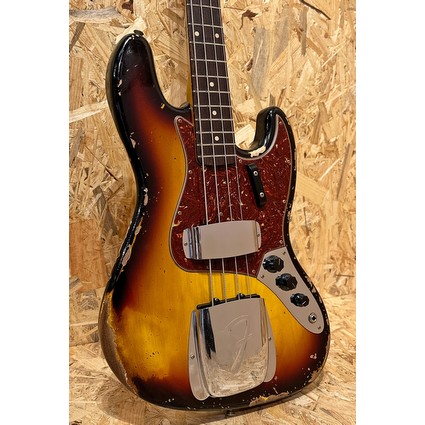 Fender Custom Shop 1961 Jazz Bass Heavy Relic - 3 Color Sunburst, Rosewood (331326)
