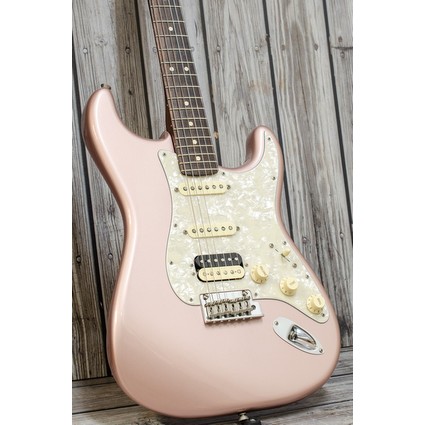 Pre Owned Fender 2019 Limited Edition Am Pro HSS Shawbucker Stratocaster - Rose Gold Inc. Case (333603)