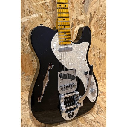 Fender Custom Shop '68 Telecaster Thinline Journeyman - Aged Black, Maple (334389)