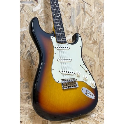 Pre Owned Fender Custom Shop LTD 2021 '62/'63 Strat Journeyman - Faded 3 Tone Sunburst, Rosewood (334563)