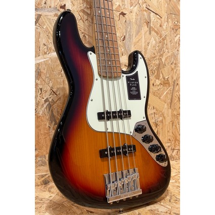 Fender Player Plus Jazz Bass V 5 String - 3-Tone Sunburst, Pau Ferro (338530)