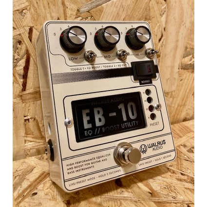 Pre Owned Walrus Audio EB-10 EQ Boost Utility Pedal - Cream Inc Box (338813)