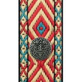 Silver Coin Huracan Vegan Friendly Guitar Strap (339582)