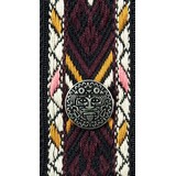 Silver Coin Mama Cocha Vegan Friendly Guitar Strap (339612)