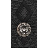 Silver Coin Pacha Nero Vegan Friendly Guitar Strap (339704)