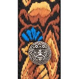 Silver Coin Pavo Real Vegan Friendly Guitar Strap (339711)