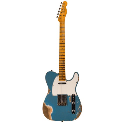 Fender Custom Shop 1965 Telecaster Custom Heavy Relic - Aged Lake Placid Blue , Quartersawn Maple (346719)