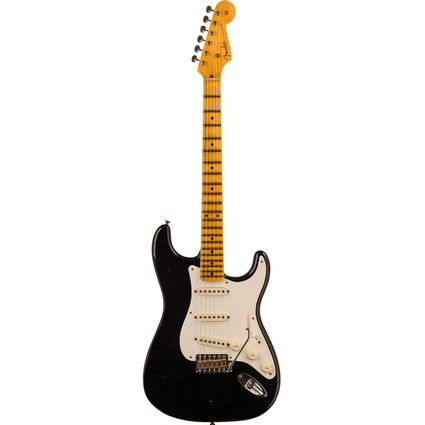 Fender Custom Shop 1956 Stratocaster Journeyman Relic - Aged Black, Maple (346757)
