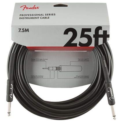 Fender Professional Series Cable 25ft Straight / Straight (347693)