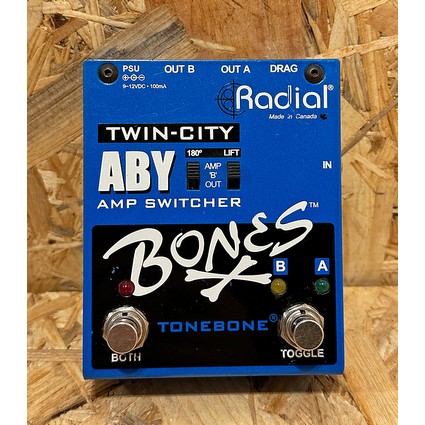 Pre Owned Radial Twin City Tone Bone ABY Amp Switcher Inc. Box (349550)