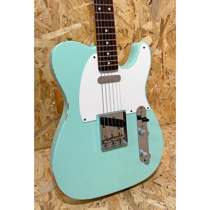 Pre Owned Fender 2021 Custom Shop '59 Telecaster Relic - Surf Green, Rosewood Inc. Case (350105)