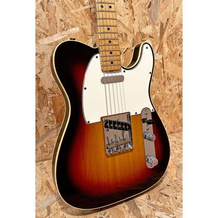 Pre Owned Fender 1967 Telecaster - 3-Tone Sunburst, Maple * Refin Inc. Case (350426)