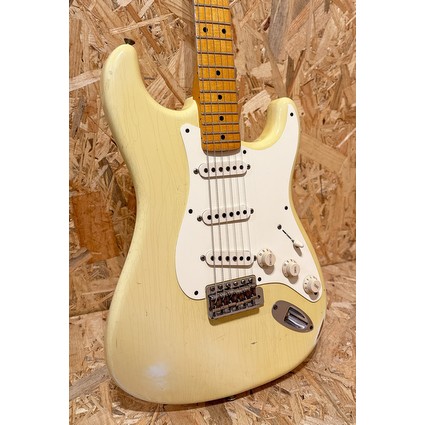 Pre Owned Fender 2012 Custom Shop 1956 Stratocaster Relic - Aged Olympic White, Maple Inc. Case (350594)