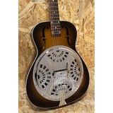Pre Owned Dobro 1996 USA Made F60 Round Neck Resonator - Sunburst Inc. Case (363075)