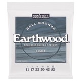 Ernie Ball Earthwood Light Bell Bronze Acoustic Guitar Strings - 11-52 (364034)