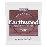 Ernie Ball Earthwood Light/Medium Bell Bronze Acoustic Guitar Strings - 12-54 (364041)