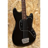 Pre Owned Fender 1976 Musicmaster Bass - Black, Rosewood Inc. Bag (364102)