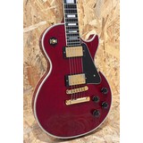 Pre Owned Gibson Custom 2011 Les Paul Custom - Wine Red, Gold Hardware Inc. Case (364768)