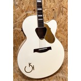 Pre Owned Gretsch Early 90's 6022C White Falcon "Rancher" MIJ Electro Acoustic Inc. Case (365499)