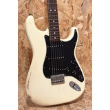Pre Owned Fender 70's Stratocaster Hardtail w/ Bare Knuckle Pups - Olympic White, Rosewood Inc. Case (368995)