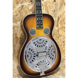 Pre Owned Gold Tone PBR-D Paul Beard Deluxe Resonator - Tobacco Sunburst Inc. Case (369459)