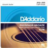 D'Addario EJ16 Acoustic Guitar Strings - Light, 12-53 (499)