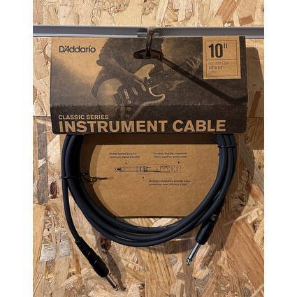 D'Addario PW Classic Series Instrument Cable 10ft - 3.05m (72311)